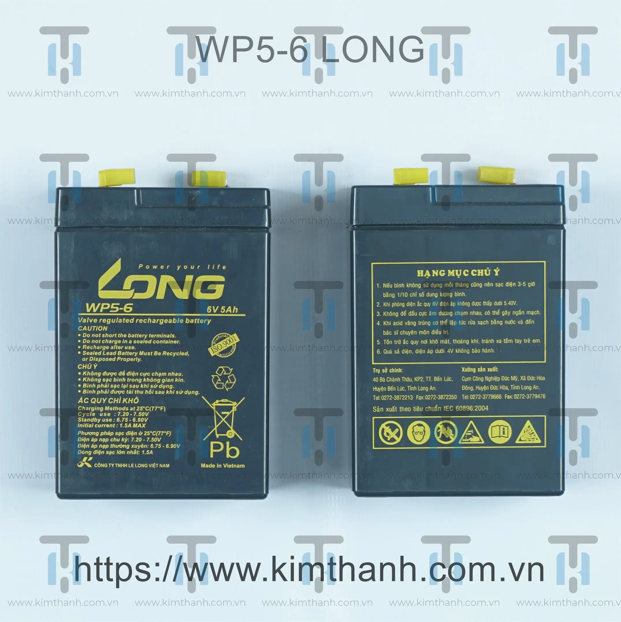 Bình ắc quy đèn sạc Globe